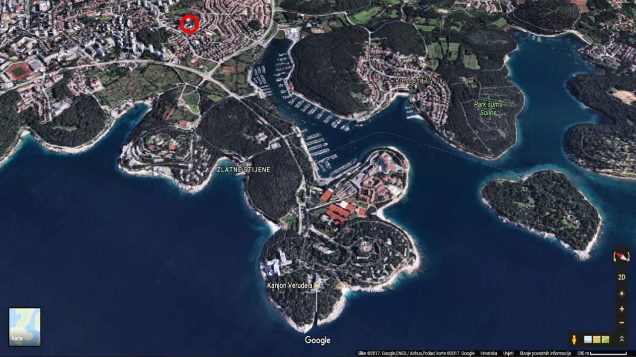 Apartmán Pino Pula Exteriér fotografie