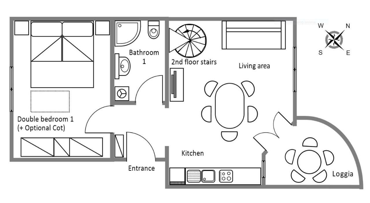 Apartmán Pino Pula Exteriér fotografie